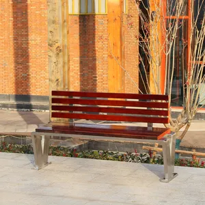 MARTES YZ01 mobili da giardino di buona qualità in acciaio inox sedia in metallo panca di lusso sedie da esterno Patio