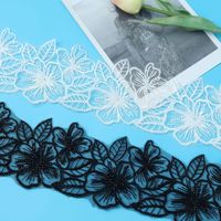 AFFNINTY ruban de dentelle brodé personnalisé Organza perlé garniture de dentelle noire pour robe de mariée voile jupe décoration de vêtements