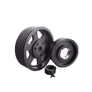 Puleggia in Ghisa Personalizzata per Piccoli Motori Elettrici, Foro 10mm/Larghezza 50mm, 3 Scanalature, Bilanciamento Dinamico 100% - Product Image 1