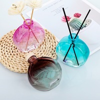 Bouteille d'huile d'arôme en verre de luxe de 150ml diffuseur de roseau bouteille de diffuseur de parfum en verre de roseau