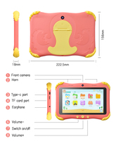 Tablette Android 8 pouces avec écran tactile, tablette éducative pour enfants, tablette Android pour enfants