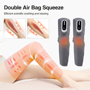 Paquete doble Compresa caliente Presoterapia Bota Máquina de masaje Bolsa de aire Squeeze Calefacción Compresión de aire Masajeador de piernas para circulación - Product Image 3