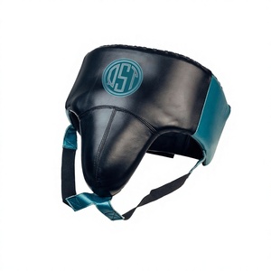 Boxing <b>groin</b> guard for Men Premium Pu Leather <b>Groin</b> <b>Protector</b> Cup with Elastic Straps for MMA Muay Thai Training - Product Image 3