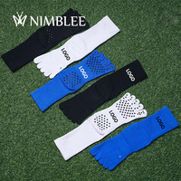 Chaussettes de Sport Personnalisables OEM Antidérapantes avec Logo pour Jeunes, Femmes et Hommes – Chaussettes de Football et Athlétiques Adhérentes Cinq Doigts