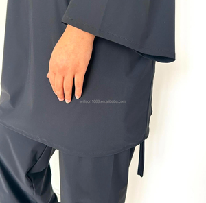 超大尼龙布基尼套装束腰外衣 + 宽腿裤 + 围巾快干防紫外线加大码设计 - Product Image 6