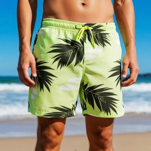 Vente en gros de maillots de bain pour garçons à protection solaire UPF 50+, séchage rapide, style hawaïen imprimé, shorts de bain pour hommes, vêtements de plage - Product Image 3