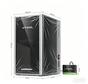 Graveur laser double Xtool F2 Ultra 60W MOPA 40W à diode pour marquage couleur sur métal, découpe profonde du bois et de l'acrylique avec convoyeur automatique - Product Image 4