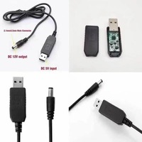 Câble USB Step-up, câble USB boost, 5V vers 9V, 12V, 7.2V, 24V pour routeur, modem, BPR