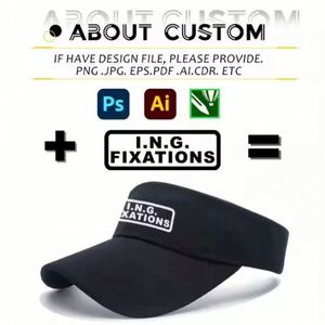 หมวกกีฬาปักโลโก้ปรับได้ตามสั่ง สำหรับผู้ชายและผู้หญิง หมวกชายหาด หมวกกอล์ฟ หมวกกันแดด หมวกตกปลาสำหรับกิจกรรมกลางแจ้ง - Product Image 5