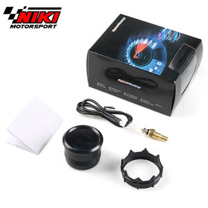 Jauge de température d'eau <span class=keywords><strong>2</strong></span> "52mm Jauge de température d'eau numérique Bleu Led Jauge de voiture Compteur de voiture avec capteur - Product Image 5