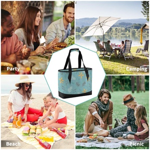 Wholesales Custom Logo Insulated Cooler Bag Waterproof Picnic Beach Hand Lunch Bags - Product Image 6