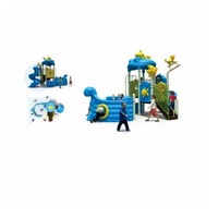Équipement de terrain de jeu pour parc d'attractions en plein air Série de bateaux pirates en acier et plastique pour parc sportif Jardin Zones résidentielles École