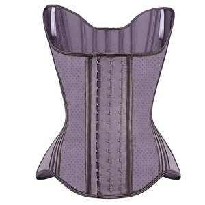 Ceinture amincissante en <span class=keywords><strong>latex</strong></span> à 19 baleines en acier pour femme, gaine de maintien abdominal, pour le sport et le fitness, récupération post-partum - Product Image 3