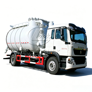 High Efficiency Howo 12m³ Vacuum Suction Pressure Truck Pneumatic Conveying Truck For <b>Powder</b> <b>Dust</b> Transportation - Product Image 2