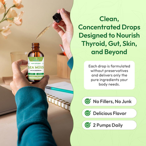 Suplemento Líquido de Musgo Marino y Algas Marinas OEM/ODM con 92 Minerales, Apoyo Natural para la Tiroides, Refuerzo Inmunológico y Gotas para la Salud Intestinal - Product Image 4
