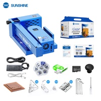 Graveur laser bleu ultra puissant SS-890B 10W, machine laser pliable pour le retrait du verre arrière des iPhone X-17PM, mise au point automatique, purification de la fumée