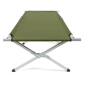 Lit de camping tout en aluminium pliable de voyage en plein air, lit pliant et lit de camping extérieurs faciles à transporter. - Product Image 3