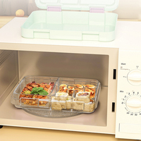 Vente chaude conception personnalisée récipient alimentaire école isolé en option 5/6 compartiments tritan enfants bento boîte à lunch