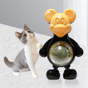 Venta caliente Nueva llegada Forma de ratón Ecológico Plástico Divertido Multifunción Bola de hierba gatera Caramelo Gato de dibujos animados Juguete para masticar - Product Image 3