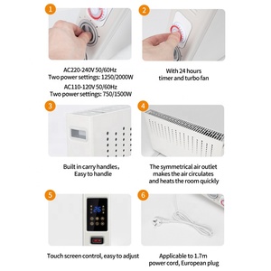 סין מפעל מצוין באיכות חשמלי 2000W Convector דוד - Product Image 2