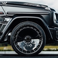 Jantes en alliage forgées sur mesure 18 19 20 21 22 23 24 pouces 6x139.7 5x130 à déport profond pour Mercedes Range Rover et SUV de luxe
