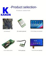 Motherboard Android RK3288 CPU, papan Driver Lcd 2G/4G RAM 8G/16 SSD WIFI Onboard HD-M LVDS