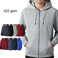 Sweats à capuche zippés personnalisés pour hommes – Qualité supérieure, grandes tailles, style streetwear, poids lourd – Idéal pour les fabricants OEM