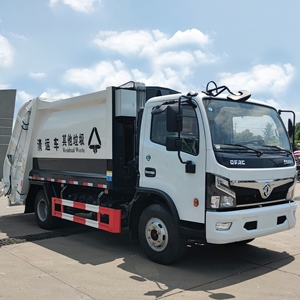 Camión Compactador de Basura Dongfeng 4x2, Compacto, para Exteriores, para la Recolección y Reciclaje de Residuos Agrícolas - Product Image 1