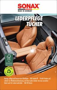 Lingettes de soin du cuir de qualité garantie, boîte de 25 pièces, nettoyage et entretien doux pour le cuir automobile - Product Image 5