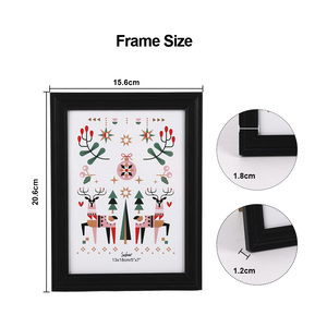 Cadre <span class=keywords><strong>photo</strong></span> noir et blanc en gros, bureau, <span class=keywords><strong>10x15</strong></span>, 13x18, 20x25 cm, MDF, cadre <span class=keywords><strong>photo</strong></span> enveloppé de papier - Product Image 6