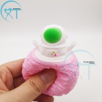 Nouveau Jouet de Décompression en Caoutchouc pour Enfants : Astronaute, Coupe Spatiale, Étoile, Télescope, avec Fonction Sonore et de Compression, pour l'Exploration Planétaire