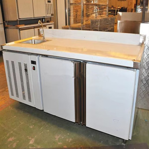 Double Door Workbench Refrigerator/SS Top Kitchen Equipment/Bench <strong>Freezer</strong> with Drawers - Product Image 1