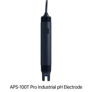 อิเล็กโทรดวัดค่า pH อุตสาหกรรม APS 100T Pro 0-12 pH แบบหลอดสีฟ้า เซ็นเซอร์เกลียว 3/4 NPT สำหรับบำบัดน้ำเสีย - Product Image 1