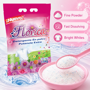 Polvo de Lavado con Perfume Floral, Máquina para Hacer Detergente en Polvo de Alta Espuma, Detergente en Polvo - Product Image 3