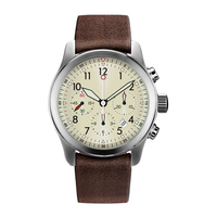 Reloj Automático de Alta Calidad OEM Personalizado con Cristal de Zafiro para Hombre, Cronógrafo