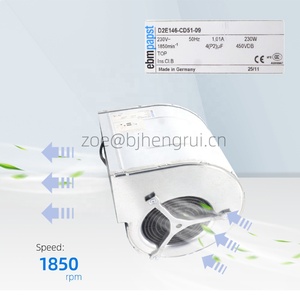 Ventilador centrífugo de refrigeración con inversor, doble entrada, rodamiento de bolas, ebmpapst D2E146-CD51-09, 230V CA, 146 mm, 230 W, 1850 R/min, 1.01 A - Product Image 3