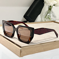 Lunettes de soleil œil-de-chat de luxe pour femme, monture large en acétate, verres dégradés, protection UV400, attribut optique, confortables et tendance