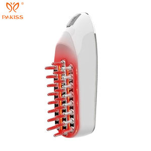 Brosse de massage multifonctionnelle 4-en-1 – RF, microcourant EMS, lumière rouge LED et vibrations haute fréquence pour le cuir chevelu, le visage et le corps - Product Image 6