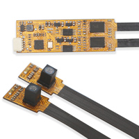 Module de caméra OEM OV6211 B&W 0,3MP, résolution 400x400, 120FPS, LED infrarouge 850nm, double objectif, mini USB, capteur CMOS, UVC Plug & Play, AR