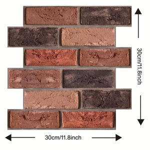 <span class=keywords><strong>Adesivo</strong></span> <span class=keywords><strong>per</strong></span> Mattoni Decorazione Murale 3D <span class=keywords><strong>per</strong></span> Cameretta 10 Pezzi Carta da Parati in <span class=keywords><strong>PVC</strong></span> di Alta Qualità <span class=keywords><strong>per</strong></span> Camera da Letto Adesivi Impermeabili <span class=keywords><strong>per</strong></span> Casa - Product Image 2