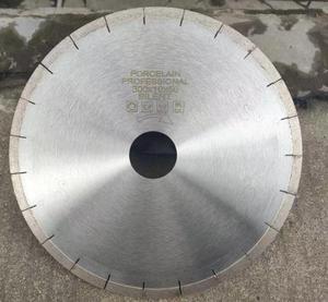 Chất Lượng Cao Tùy Chỉnh 12 Inch 300 Mm J Khe Cắm Kim Cương Dekton Lưỡi Im Lặng Cắt Cho Dekton Và Sứ Gạch - Product Image 1