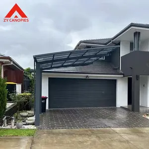 Garasi Penyimpanan Atap Polikarbonat, Garasi Carport Aluminium Carport Komersial atau Rumah Tangga