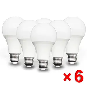 6 pieces / lot E27 LED Bulb AC 220V SMD2835 3W 6W 9W 12W 15W 18W 20W LED Bulb Keep Cold Warm White LED Bulb for Outdoor Lighting