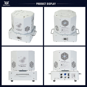 Đám cưới màu trắng 2 đầu quay từ xa DMX Sparkler đài phun nước lạnh Spark Pyro máy - Product Image 4