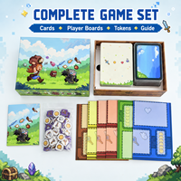 Cartes à collectionner en plastique personnalisées OEM, imprimées sur mesure, pour jeux de société amusants, avec boîte d'emballage rigide, marque Zhuoyou – Vente chaude