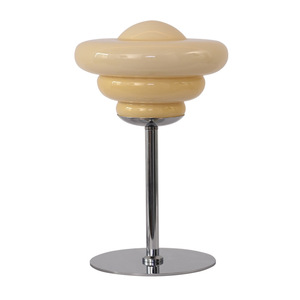 Lámpara de Ambiente Estilo Coreano, Lámpara de Mesa Decorativa con Diseño de Concha Estilo Bauhaus Antiguo, Alimentación USB, Control de Botón - Product Image 4