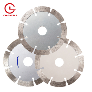 Turbo blanco 110mm 2,4mm de espesor 13,5mm segmento Alteza, 22,23mm, agujero interior seco disco de corte de VI las cuchillas - Product Image 4