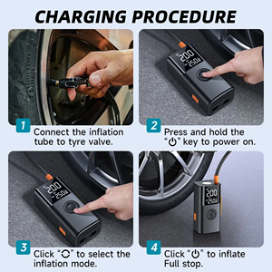 6 <strong>in</strong> 1 Wireless Portable Power Bank 10000mAh Handle Multi Availability Power Bank Jump <strong>Starter</strong> With Tire Inflator Blower - Product Image 3