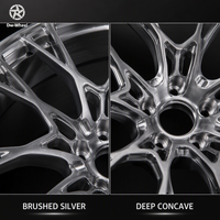 Jantes forgées DW Y Spoke 20 21 22 pouces, finition argent brossé, concave profond, compatibles BMW M3 M4, taille personnalisée, ajustement sur mesure, fabriquées sur commande