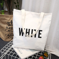 Nouvelles Idées de Produits Sac Fourre-Tout Personnalisé Toile de Coton Vierge Sac à Main Réutilisable Sac Fourre-Tout